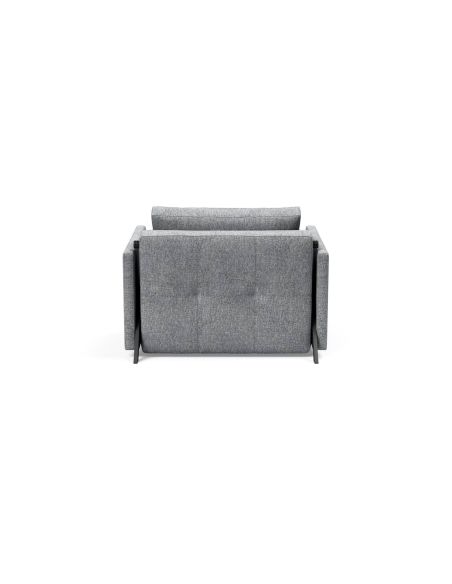 Poltrona letto con braccioli Cubed Arm 90