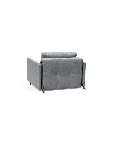 Poltrona letto con braccioli Cubed Arm 90
