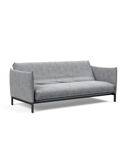 Divano letto a 2 posti sfoderabile Junus - 565 Twist Granite Divano letto a 2 posti sfoderabile Junus - 565 Twist Granite
