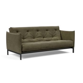 Divano letto a 2 posti con braccioli Junus -  217 Flashtex Light Grey 2
