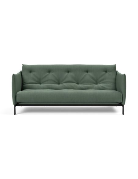 Divano letto a 2 posti con braccioli Junus - 518 Elegance Green