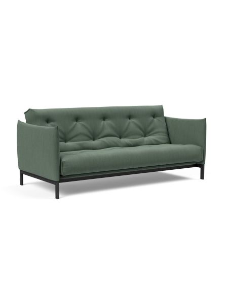 Divano letto a 2 posti con braccioli Junus - 518 Elegance Green