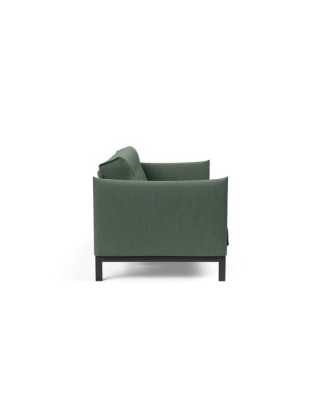 Divano letto a 2 posti con braccioli Junus - 518 Elegance Green