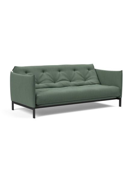 Divano letto a 2 posti con braccioli Junus - 518 Elegance Green