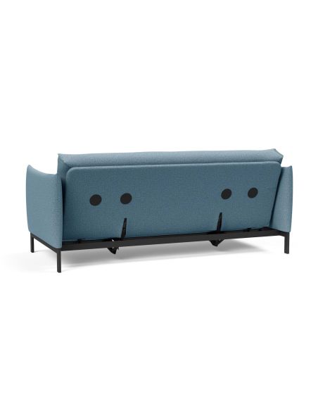 Divano letto a 2 posti con braccioli Junus - 525 Mixed Dance Light Blue