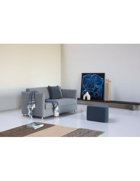 Divanetto letto una piazza e mezza per uso quotidiano o frequente Olan - 565 Twist Granite