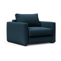 Poltrona letto singolo con braccioli Cosial - 580 Argus Navy Blue
