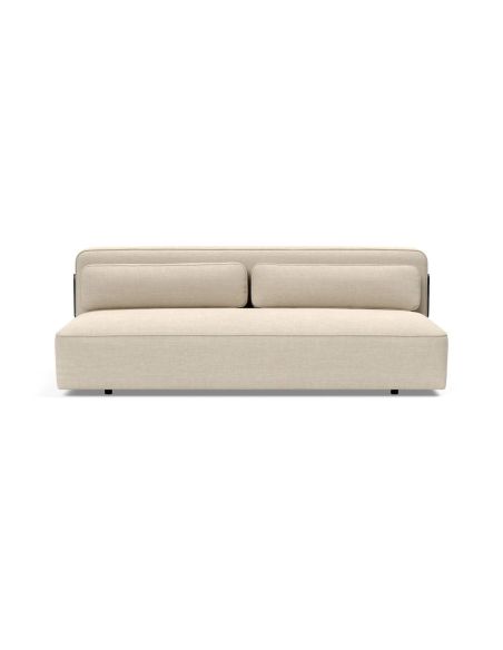 Divano letto matrimoniale sfoderabile Yonata - 586 Phobos Latte