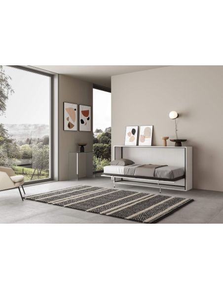Letto singolo a scomparsa orizzontale Auda