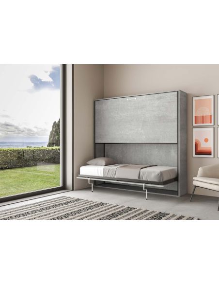 Letto a castello a scomparsa moderno Auda