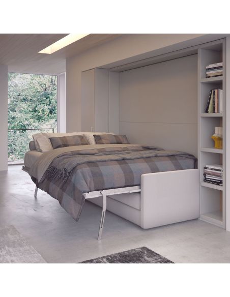 Letto a scomparsa orizzontale con divano Traverso Letto a scomparsa orizzontale con divano Traverso