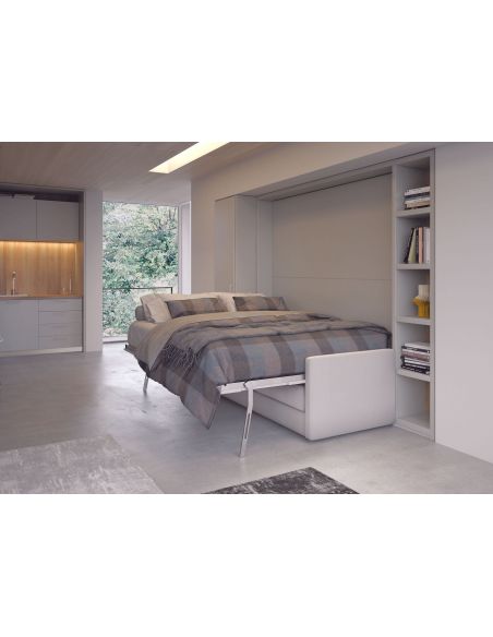 Letto a scomparsa orizzontale con divano Traverso Letto a scomparsa orizzontale con divano Traverso