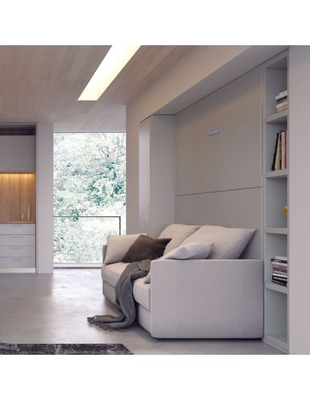 Letto a scomparsa orizzontale con divano Traverso Letto a scomparsa orizzontale con divano Traverso