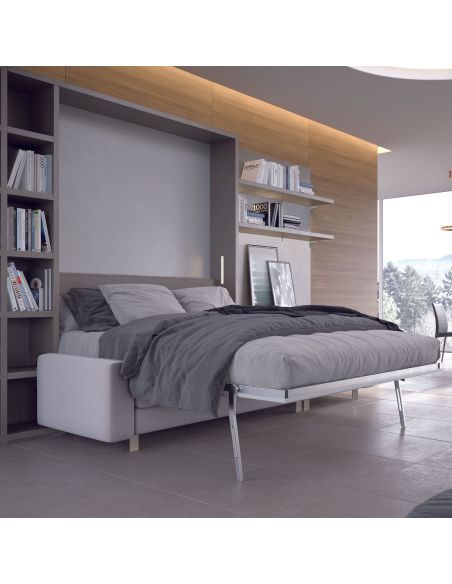 Letto a scomparsa con divano francese o matrimoniale Living Letto a scomparsa con divano francese o matrimoniale Living