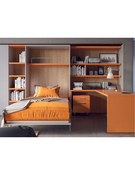 Letto a scomparsa una piazza e mezza Rapido Letto a scomparsa una piazza e mezza Rapido