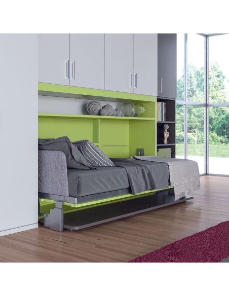 Letto singolo a scomparsa con scrivania per camera ragazzi Pronto Letto singolo a scomparsa con scrivania per camera ragazzi Pronto