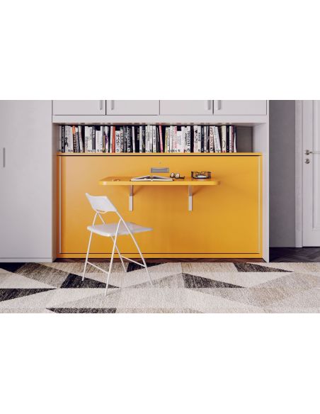 Letto singolo a scomparsa orizzontale Unico