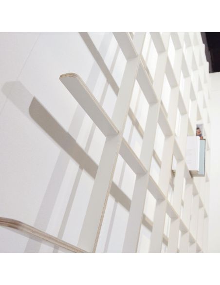 Libreria da parete in legno design moderno Schlagseite