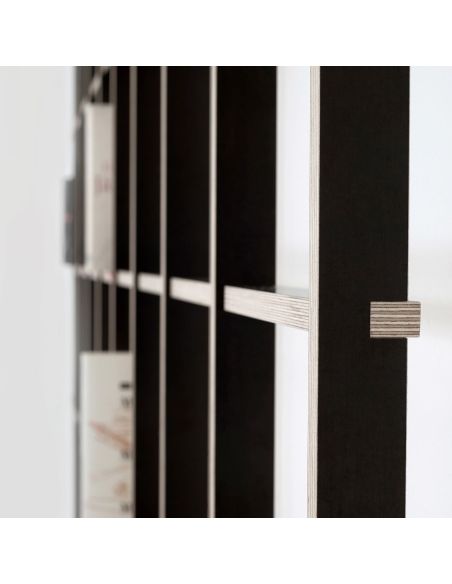 Libreria da parete in legno design moderno Schlagseite