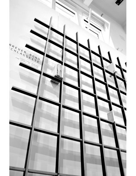 Libreria da parete in legno design moderno Schlagseite