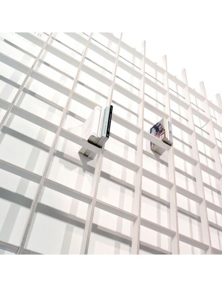 Libreria da parete in legno design moderno Schlagseite