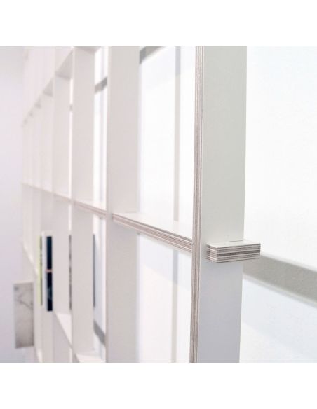 Libreria da parete in legno design moderno Schlagseite