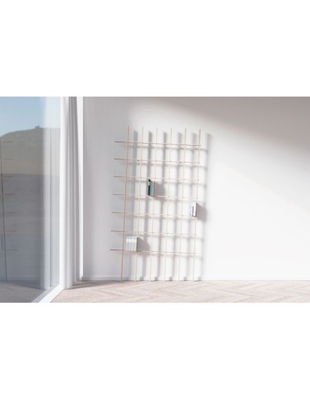 Libreria da parete in legno design moderno Schlagseite