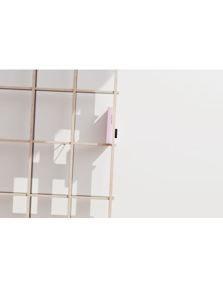 Libreria da parete in legno design moderno Schlagseite