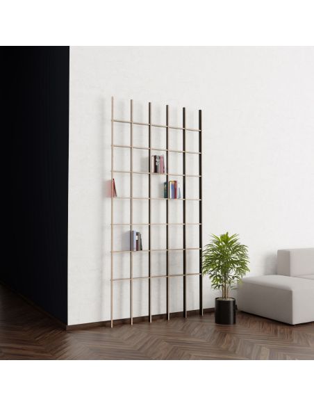 Libreria scaffale da parete in legno Open