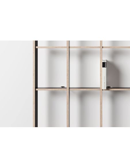 Libreria scaffale da parete in legno Open