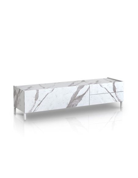 Mobile porta TV design moderno Melbourne Marble