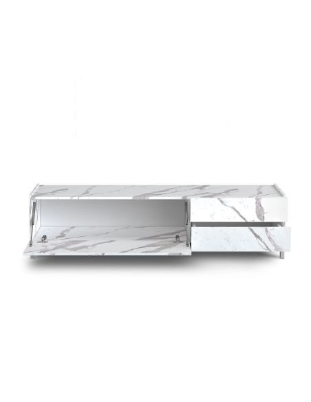 Mobile porta TV design moderno Melbourne Marble
