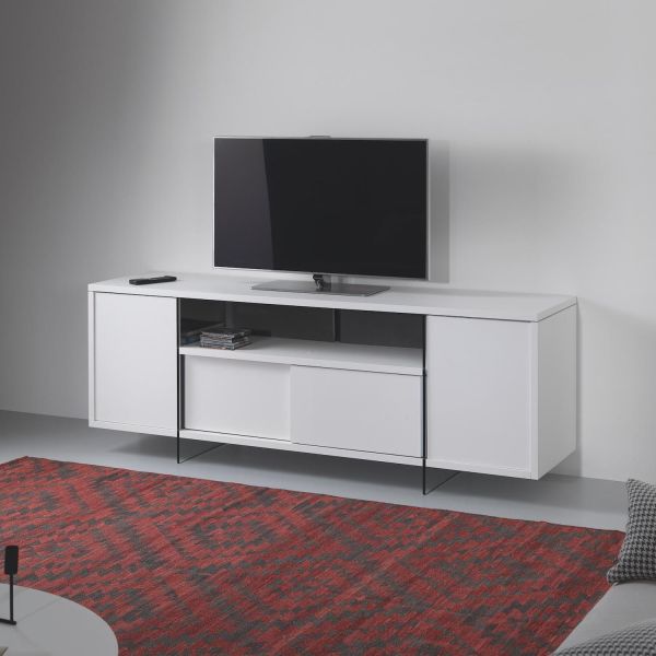 Mobile porta TV in vetro e laminato Movie