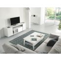 Mobile porta TV in vetro e laminato Karib