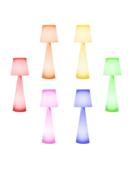 Lampada da terra per esterno senza fili e colori RGB Juditta Lampada da terra per esterno senza fili e colori RGB Juditta