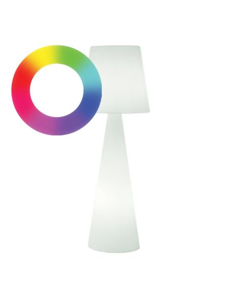 Lampada da terra per esterno senza fili e colori RGB Juditta Lampada da terra per esterno senza fili e colori RGB Juditta