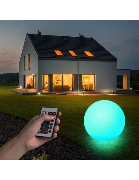 Lampada da terra per esterno senza filo Sferik