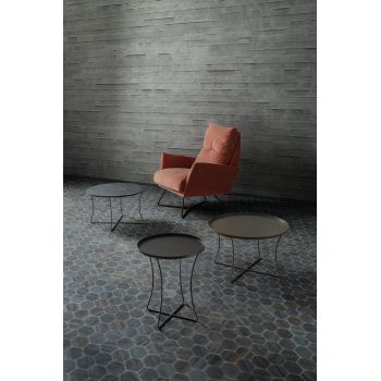 Tavolino da salotto con vassoio Gabriel Ø40 2
