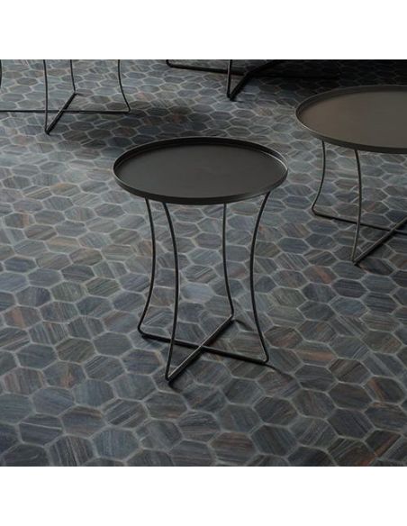 Tavolino da salotto con vassoio Gabriel Ø40 Tavolino da salotto con vassoio Gabriel Ø40