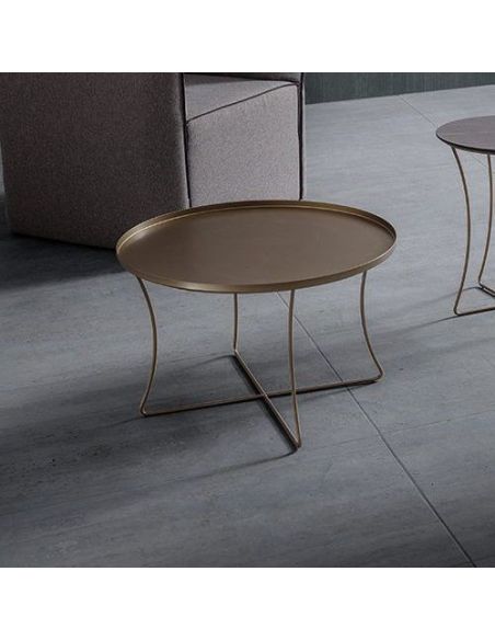 Tavolino rotondo con vassoio Gabriel Ø60 Tavolino rotondo con vassoio Gabriel Ø60