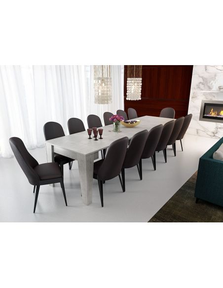 Tavolo consolle allungabile fino a 306 cm Zulc Cement Tavolo consolle allungabile fino a 306 cm Zulc Cement