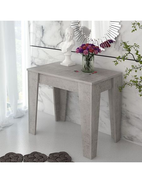 Tavolo consolle allungabile fino a 306 cm Zulc Cement Tavolo consolle allungabile fino a 306 cm Zulc Cement