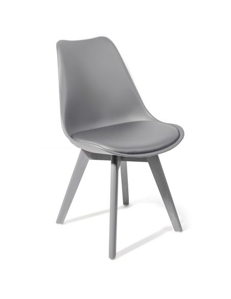 Set 4 sedie cucina moderne Kirby Evo Grey