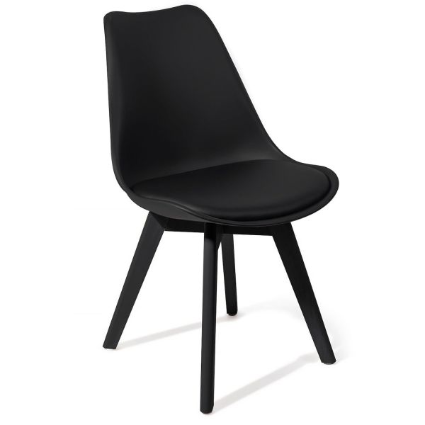 Set 4 sedie design moderno Kirby Evo Black
