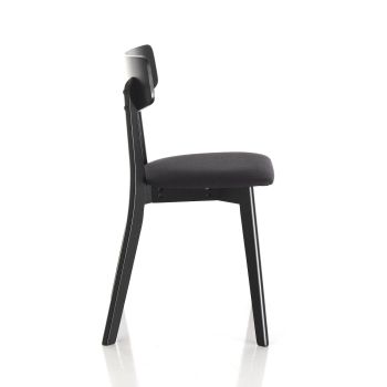 Coppia sedie in legno moderne Talking Black 2