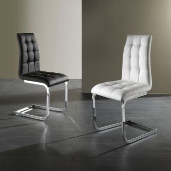 Set 4 sedie design moderno Darlington White 2