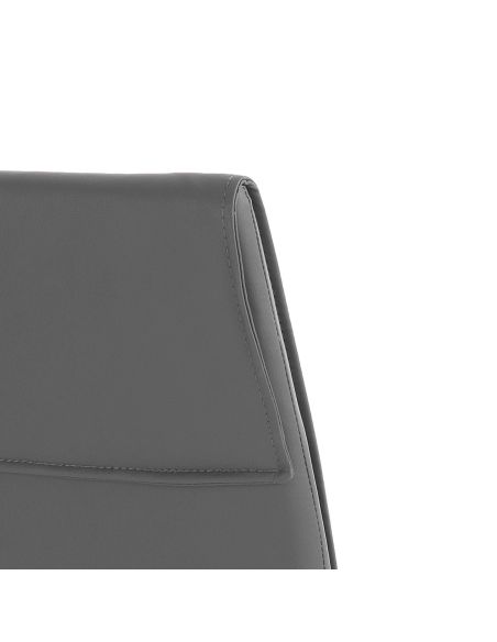 Set 4 sedie impilabili design moderno Drummor Grey