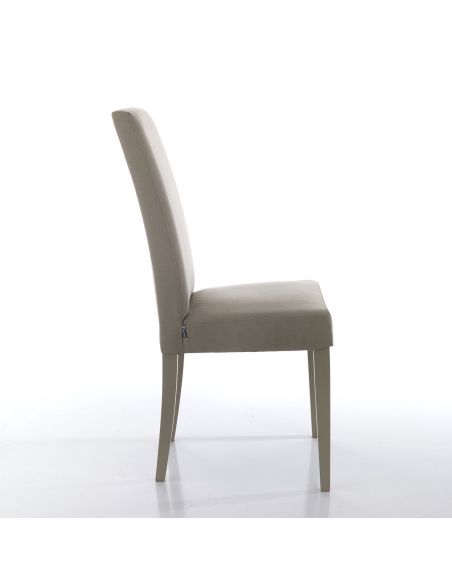 Coppia sedie da cucina imbottite Vona Rope