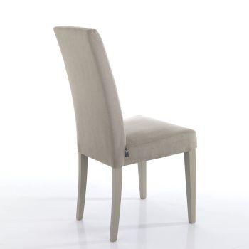 Coppia sedie da cucina imbottite Vona Rope 2