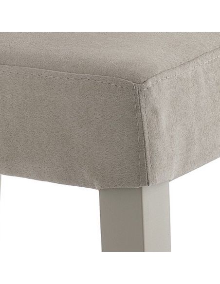 Coppia sedie da cucina imbottite Vona Rope